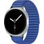 Galaxy Watch 8 | 44 мм | Silver | Fabric/Blue | S/M, Тип ремешка : Fabric, Размер корпуса : 44 мм, Цвет: Silver, Цвет ремешка: Blue, Размер ремешка : S/M, Подключение часов : Bluetooth / Wi-Fi, изображение 2